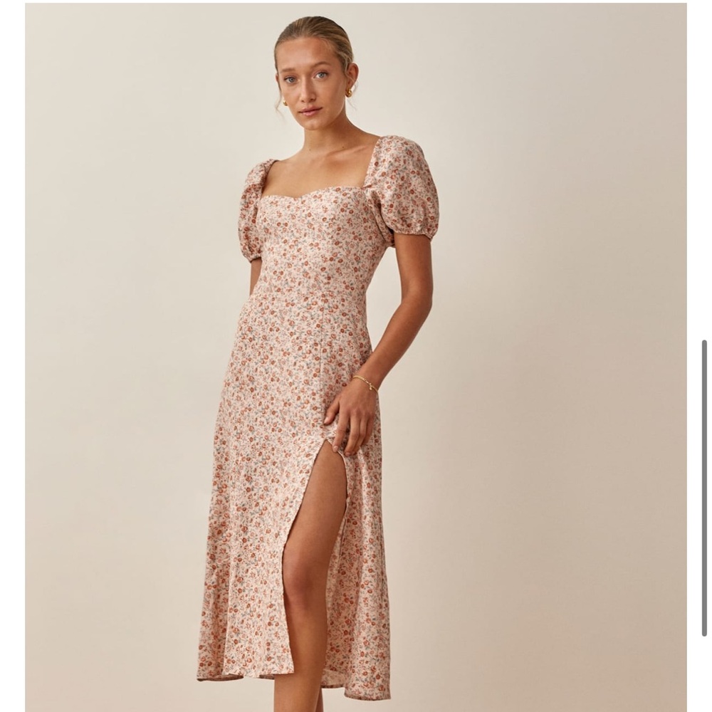Reformation Denver Linen Dress
